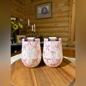 BOWS * 100% LEAKPROOF * Brumate 14oz UNCORK’D Wine Tumbler * SET OF 2